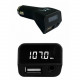 FM Transmitter/USB töltő USB/AUX LCD kijelzővel C09 TRANS017
